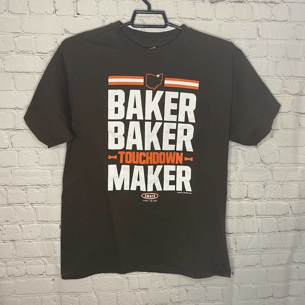 Baker Mayfield Touchdown Maker Tee Mens M Cleveland Browns Hanes Smack Apparel
